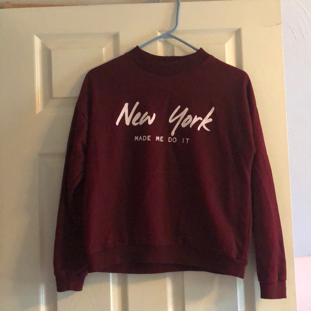 “New York made me do it” Long sleeve jumper